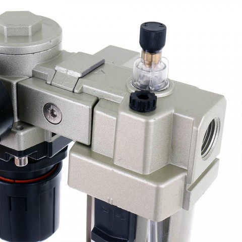 Technic AC4000 04-20 mikron Levegő előkészítő egység - légszűrő nyomáscsökkentő vízleválasztó automata olajozó 1/2" 
