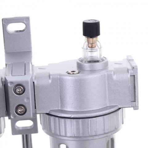 Technic AFRL80 Levegő előkészítő blokk 40 mikronos légszűrő reduktor olajozó pneumatikához 1/2" 