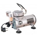 Technic AS20 1 Dugattyús vákuumszivattyú vákuummérővel 650 Hgmm 35-40 l/perc 