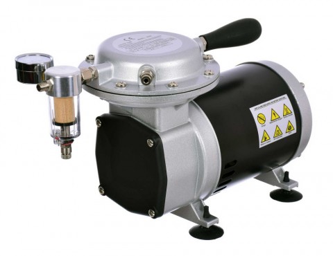 Technic AS29 Membrános vákuumszivattyú 600mHg 135l/perc bemeneti szűrővel/vízleválasztóval vákuummérővel Technic AS29 Membrános vákuumszivattyú 600mHg 135l/perc bemeneti szűrővel/vízleválasztóval vákuummérővel