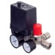 Technic PL400 2 Nyomáskapcsoló kompresszorokhoz nyomásszabályozóval és 2 db mérőórával 400V 1/4" 