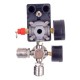 Technic PL400 2 Nyomáskapcsoló kompresszorokhoz nyomásszabályozóval és 2 db mérőórával 400V 1/4" 