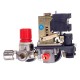Technic PL400 2 Nyomáskapcsoló kompresszorokhoz nyomásszabályozóval és 2 db mérőórával 400V 1/4" 
