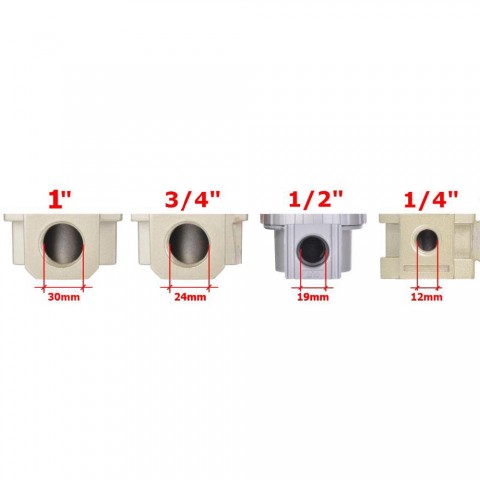 Technic yYQFC4010 04 40 mikron Komplett levegő előkészítő blokk - szűrő vízleválasztó olajozó 1/2" Technic yYQFC4010 04 40 mikron Komplett levegő előkészítő blokk - szűrő vízleválasztó olajozó 1/2"