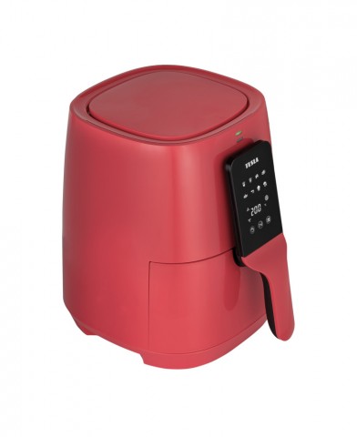 TESLA AirCook Q30 multifunkciós digitális forró levegős sütő 3,8 liter 1300W - PIROS