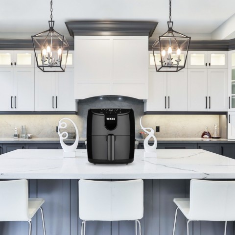 TESLA AirCook Q40 HOT Air Fryer (forrólevegős sütő) FEKETE