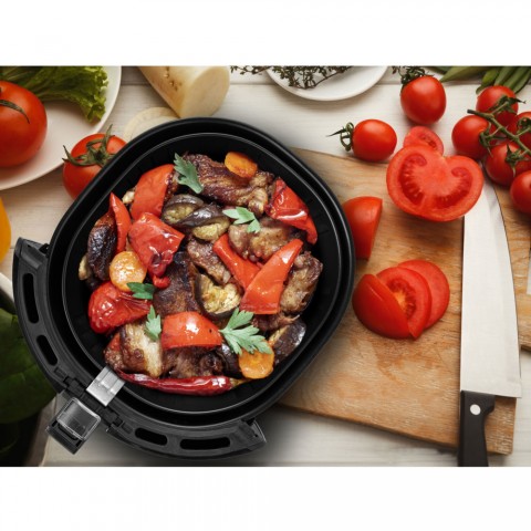 TESLA AirCook Q50 XL multifunkciós digitális forró levegő sütő fehér