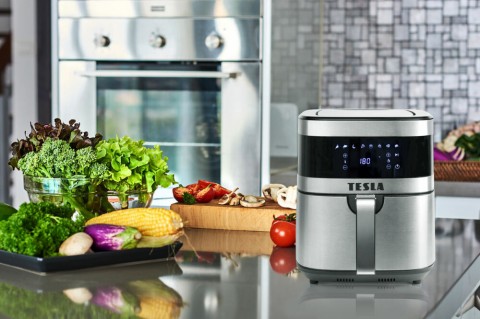 TESLA AirCook Q60 multifunkciós digitális forró levegős olajsütő 6 l 1500W