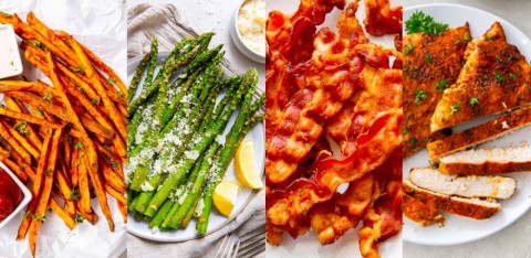 TESLA Amiko A50 Digital Airfryer multifunkciós digitális forrólevegős sütő 1500W 4L fekete