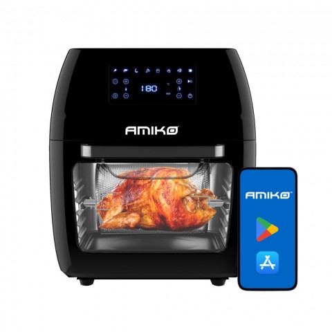 Amiko A80 forrólevegős sütő és grill WiFi 1700W 12 liter