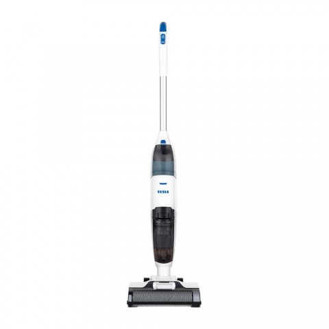 TESLA AquaStar AQ500 nedves és száraz akkus padlómosó és porszívó (fehér)