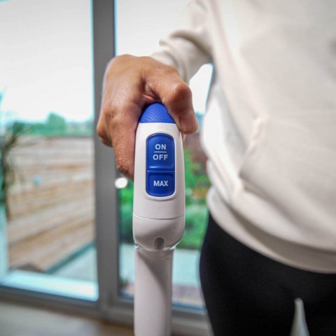 TESLA AquaStar AQ500 nedves és száraz akkus padlómosó és porszívó (fehér)