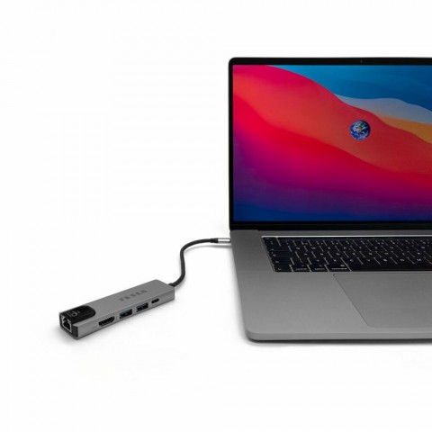 TESLA Device MP80 többfunkciós USB hub 5 az 1-ben
