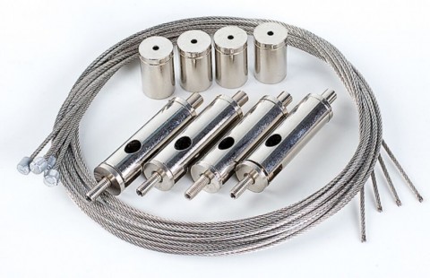 TESLA kötél LED panel 600x600