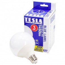 TESLA LED GLOBE izzó E27 15W 230V 1450lm 3000K 270°