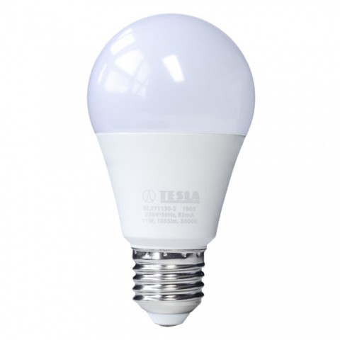 TESLA LED izzó E27 11W 230V 1055lm 3000K 220°