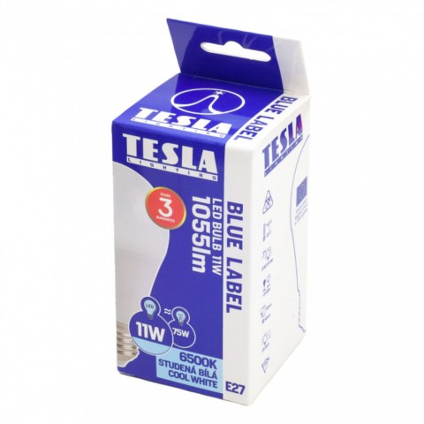 TESLA LED izzó E27 11W 230V 1055lm 6500K 220° TESLA LED izzó E27 11W 230V 1055lm 6500K 220°