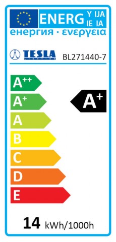 TESLA LED izzó E27 14W 230V 1521lm 4000K 220°