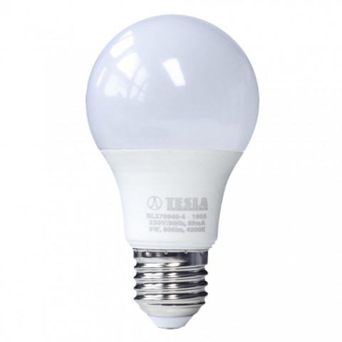 TESLA LED izzó E27 9W 230V 806lm 4000K 220°