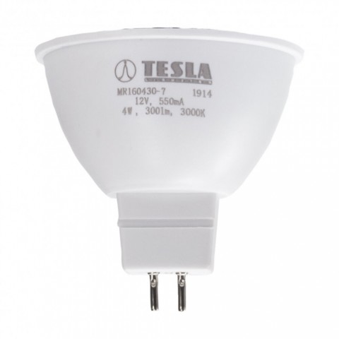 TESLA LED izzó MR16 4W 12V 350lm 3000K 100°
