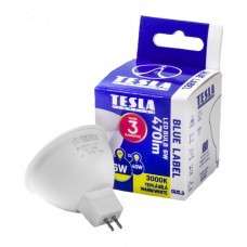 TESLA LED izzó MR16 6W 12V 470lm 3000K 100°
