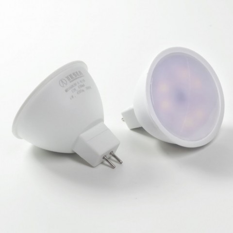 TESLA LED izzó MR16 6W 12V 470lm 3000K 100°