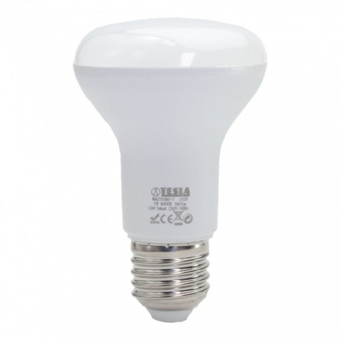 TESLA LED izzó R63 E27 7W 230V 560lm 6000K 180°