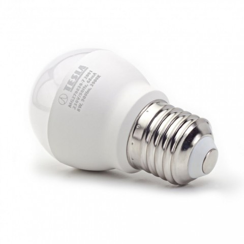 TESLA LED minigömb izzó E27 8W 230V 900lm 3000K 220°