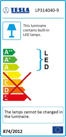 TESLA LED tábla 1200 x 300mm 40W 230V 4000K 4000lm 120°