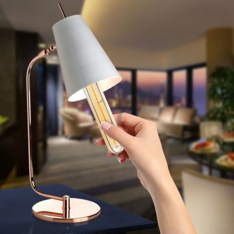 TESLA LED VINTAGE cső E27 4W 230V 380lm 2400K 360° borostyán