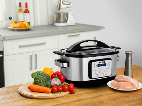TESLA MultiCook M80 Deluxe Multifunkciós elektromos főzőedény 6 literes