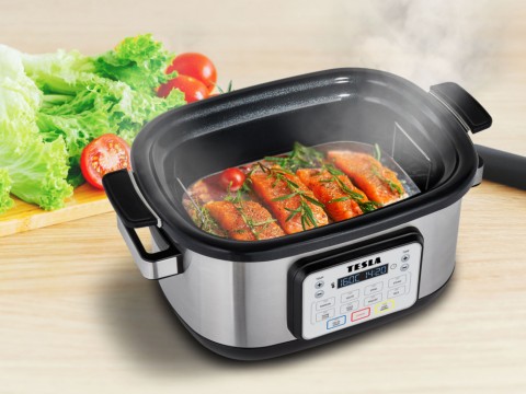 TESLA MultiCook M80 Deluxe Multifunkciós elektromos főzőedény 6 literes