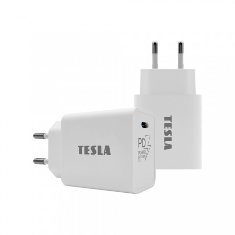 TESLA Power Charger T100 20W (fehér) gyorstöltő