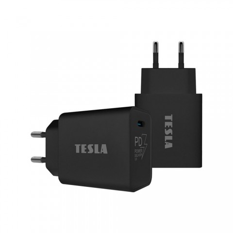 TESLA Power Charger T100 20W (fekete) gyorstöltő