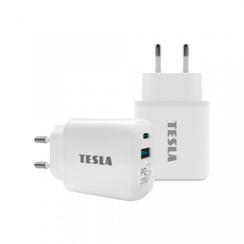 TESLA Power Charger T220 25W (fehér) gyorstöltő