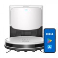 TESLA RoboStar iQ400 Plus Intelligens robotporszívó automatikus portartály ürítéssel (fehér színű) HASZNÁLT 