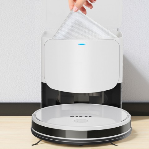 TESLA RoboStar iQ400 Plus robotporszívó automata ürítővel fehér