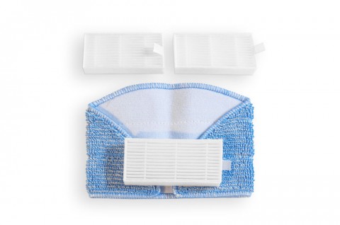 TESLA RoboStar T10/T30/T40 3 db HEPA szűrő + 1 db mikroszálas mop