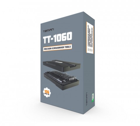 TOMANTOOLS TOMAN TT 1060 Precíziós Csavarhúzó Készlet 106 részes
