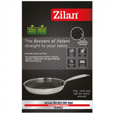 Zilan Serpenyő 24 cm háromrétegű ZLN9662