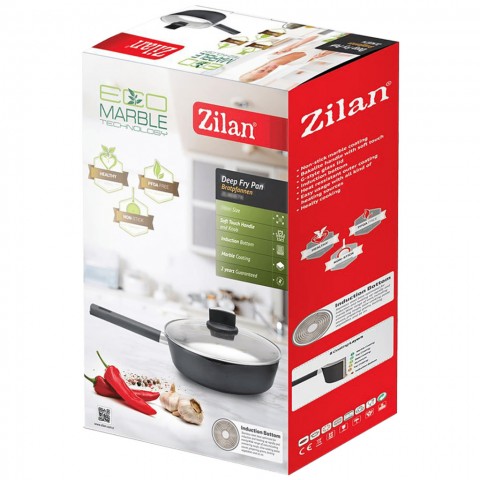 Zilan ZLN0874 Üvegtetős serpenyő 24cm