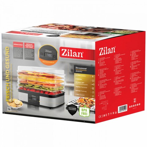 Zilan ZLN1932 Aszalógép 245W szürke