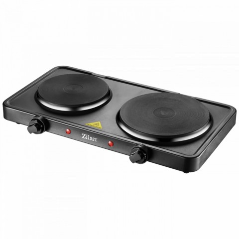 Zilan ZLN2181 (ZLN2180/BK) Elektromos tűzhely 2 lapos 15,5/18,5 cm 2500 W fekete
