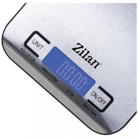 Zilan ZLN2984 Konyhai mérleg 5 kg ig INOX