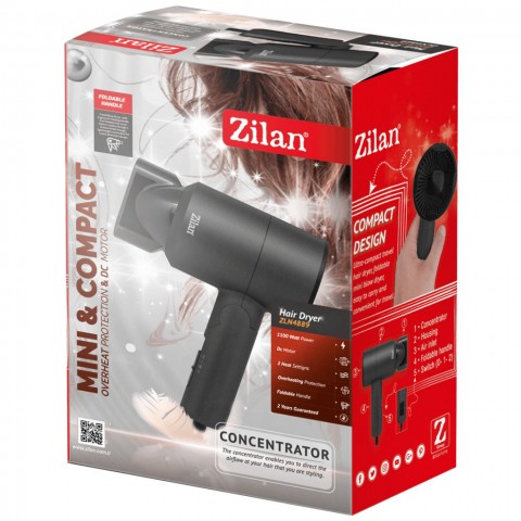 Zilan ZLN4889 Hajszárító 1100W 8 Zilan ZLN4889 Hajszárító 1100W 8