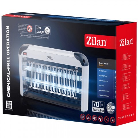 Zilan ZLN7071 Elektromos csapda rovarok számára UV fény 20W