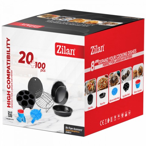 Zilan ZLN8023 Tartozékok forró levegős sütőhöz 8"