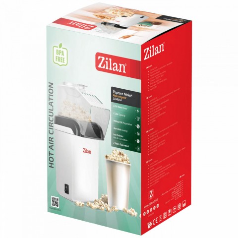 Zilan ZLN8044 Popcorn készítő 1200W - fehér