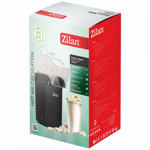 Zilan ZLN8045 (ZLN8044/BK) Popcorn készítő 1200 W fekete