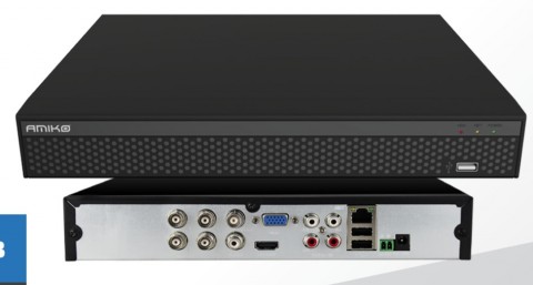 AMIKO XVR-422 hibrid videórögzítő DVR/NVR
